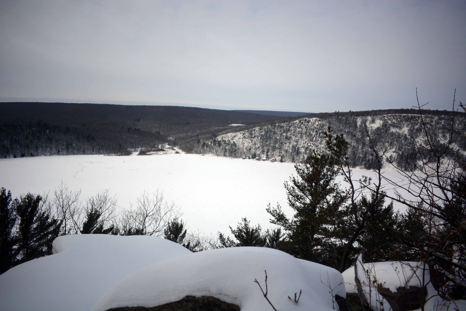 Devil's Lake east bluff stewardship work